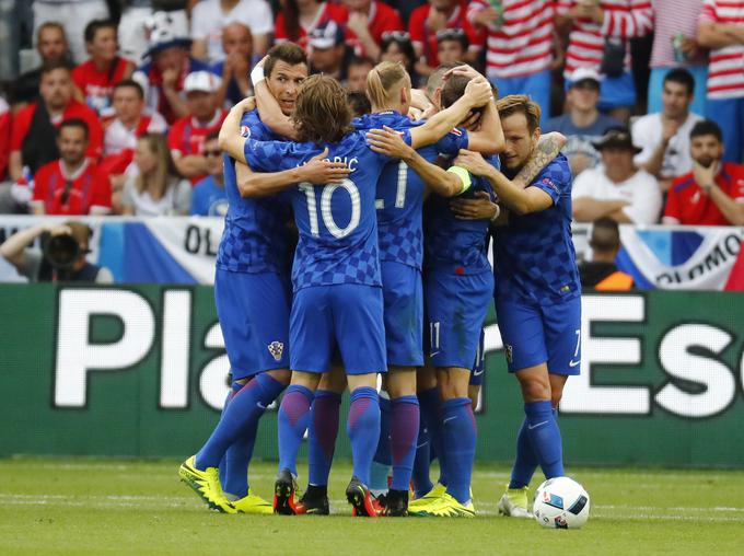 Hrvaška nogometna reprezentanca na letošnjem prvenstvu navdušuje. Tudi Jakova Faka. | Foto: Reuters