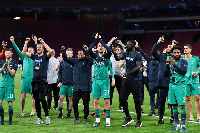 Ajax Tottenham | Tottenham je v Amsterdamu v razburljivem dvoboju premagal Ajax s 3:2 in si priigral nastop v finalu lige prvakov. | Foto Reuters