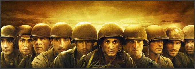 Med drugo svetovno vojno se skupina ameriških vojakov poda v ključno bitko na pacifiški otok Guadalcanal, kjer je zadnja trdnjava japonske vojske. Vojna mojstrovina Terrencea Malicka (Drevo življenja) je bila nominirana za sedem oskarjev, tudi za najboljši film leta in režijo. • V torek, 11. 6., ob 0.45 na FOX Movies.*

 | Foto: 