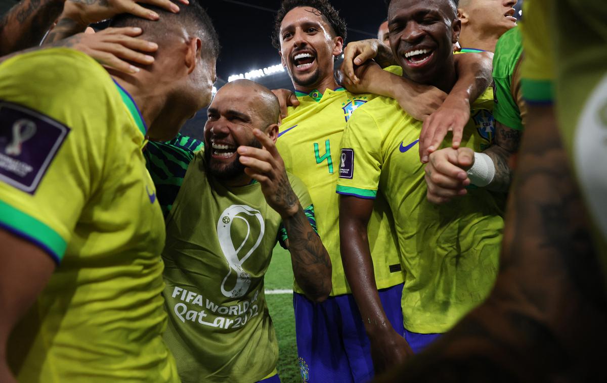 SP Brazilija Švica | Brazilija se je gola Casemira za 1:0 in zmago razveselila šele v 83. minuti. | Foto Reuters