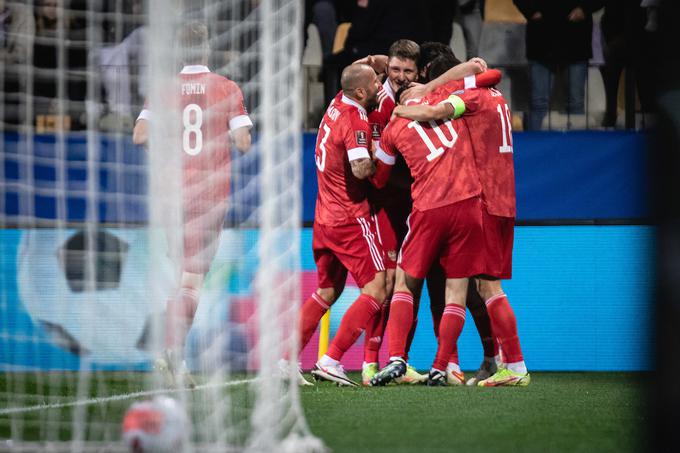 Rusi so v 32. minuti vodili z 2:0. | Foto: Blaž Weindorfer/Sportida