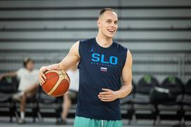 slovenska košarkarska reprezentanca trening