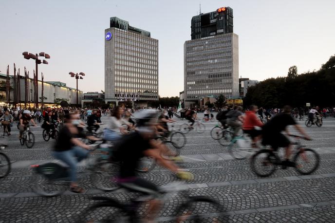 protest | Kljub epidemiji se jutri znova obeta kolesarski protest. | Foto STA
