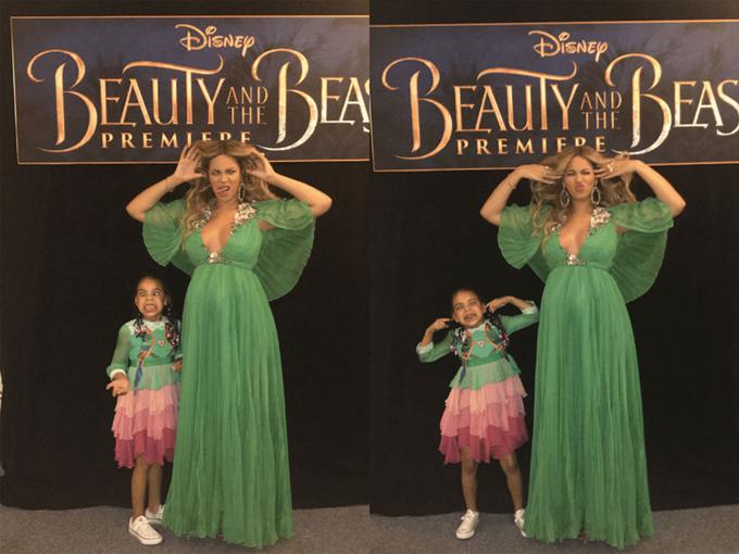 Blue Ivy in Beyonce sta se na premieri očitno zabavali. | Foto: Beyonce.com