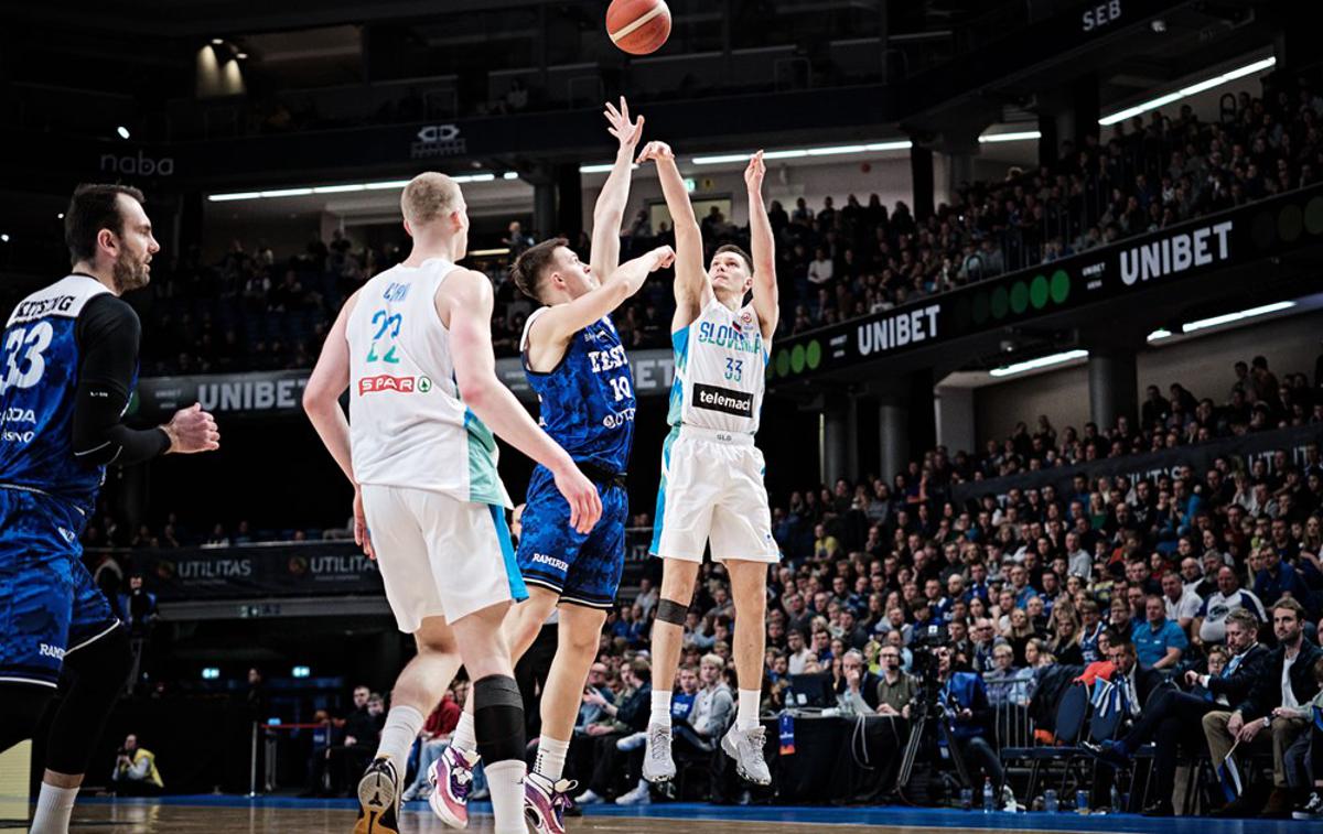slovenska košarkarska reprezentanca Gregor Glas | Gregor Glas je bil z 18 točkami prvi strelec tekme. | Foto FIBA