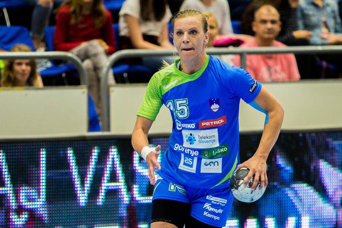 Barbara Lazović je bila prva slovenska strelka z osmimi goli. | Foto: Žiga Zupan/Sportida
