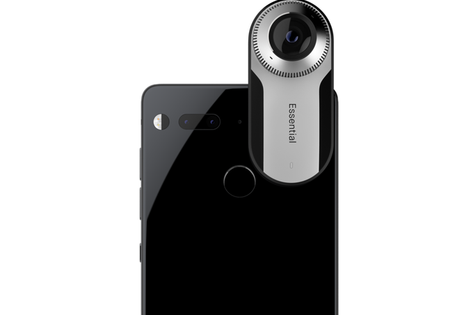 Kdor želi, lahko pametni telefon PH-1 že naroči s prvim dodatkom, 360-stopinjsko kamero.  | Foto: Essential