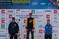 Imamo evropskega prvaka v lednem plezanju! Šampion je Janez Svoljšak.