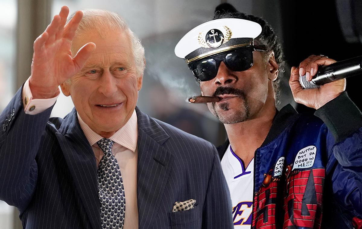 Karel III. Snoop Dogg | Če bo kralj Karel III. sprejel ponudbo ameriškega raperja, bo to prav posebno kronanje in ena najbolj nekonvencionalnih potez novega kralja, ki v javnosti ni najbolj priljubljen. | Foto Guliverimage