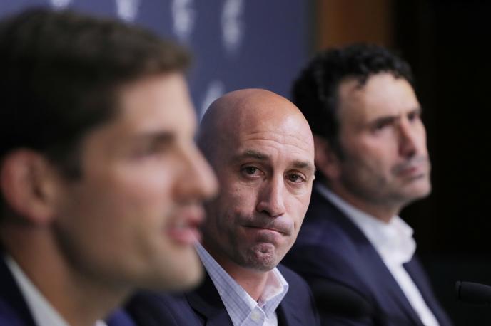 Luis Rubiales | Predsednik španske nogometne zveze Luis Rubiales je na današnji izredni novinarski konferenci sporočil, da je na mestu selektorja članske reprezentance prišlo do nove menjave. | Foto Reuters