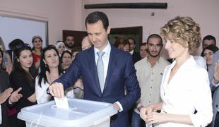 Bašar al Asad na volitvah v Siriji dobil 88 odstotkov glasov