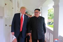Donald Trump in Kim Džong Un
