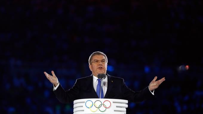 Thomas Bach se ni udeležil odprtja paraolimpijskih iger v Riu. | Foto: Reuters