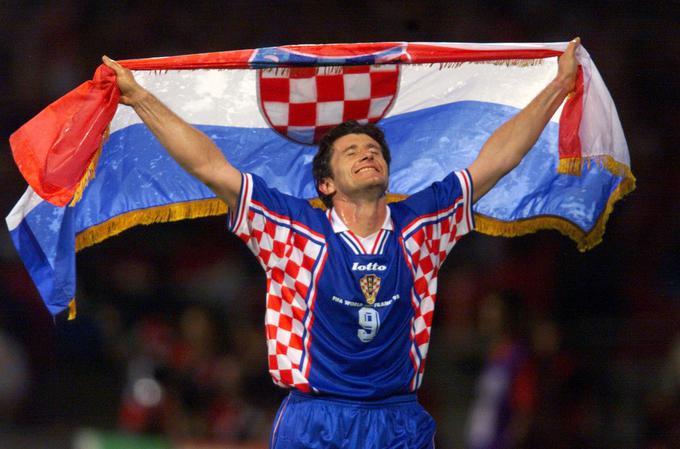 Šuker je leta 1996 na evropskem prvenstvu v Angliji dvakrat premagal Petra Schmeichela. Hrvaški nogometaši se bodo v nedeljo pomerili z njegovim sinom Kasperjem. | Foto: Reuters