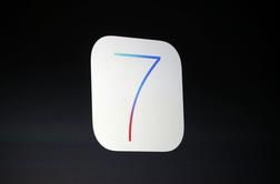 iOS 7 dosega velik uspeh