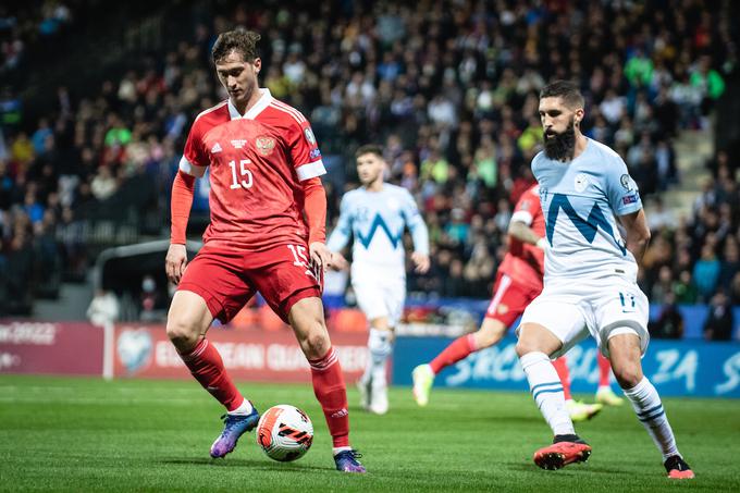 Slovenija : Rusija, slovenska nogometna reprezentanca, Miha Mevlja | Foto: Blaž Weindorfer/Sportida