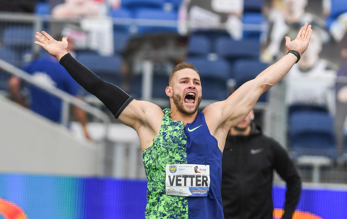Johannes Vetter | Johannes Vetter je za 3,32 metra izboljšal tri leta star nemški rekord (94,44 metra), ki je bil prav tako v njegovi lasti. | Foto Getty Images