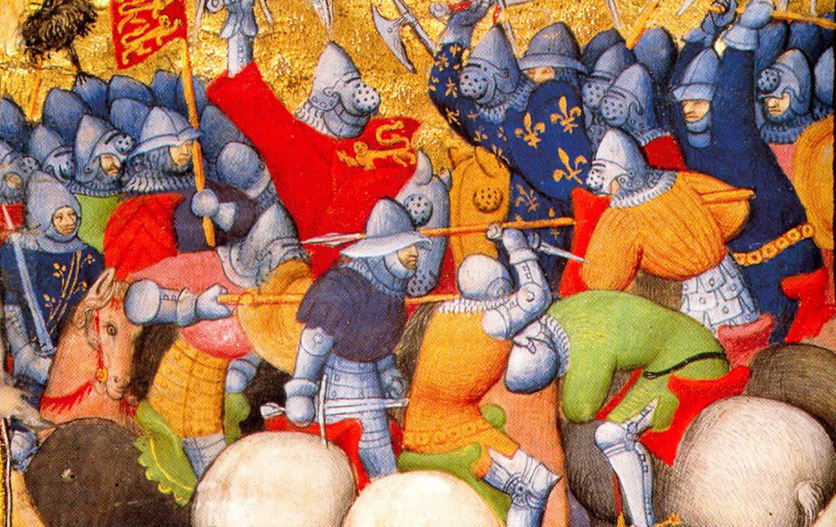 Stoletna vojna - bitka pri Crecyju leta 1346 | Foto commons.wikimedia.org