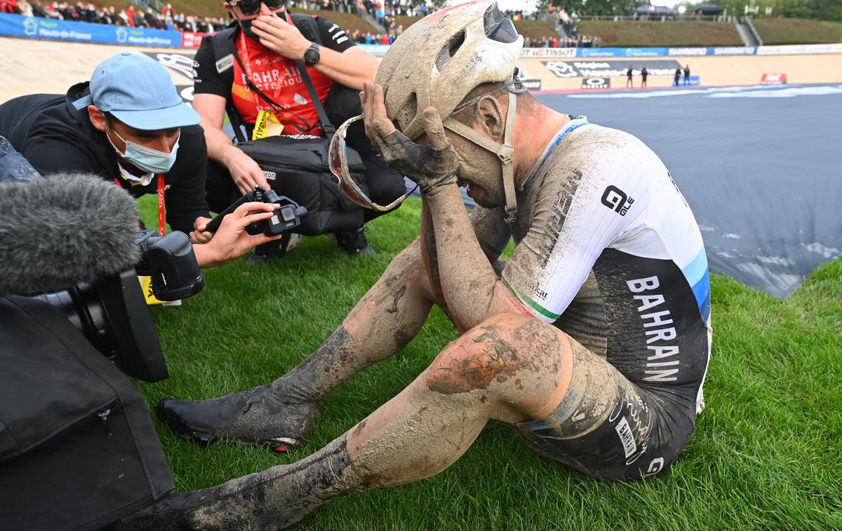 Sonny Colbrelli | Italijanski kolesar Sonny Colbrelli pravi, da bo po zastoju srca potreboval še en čudež, da se vrne v kolesarstvo na najvišji ravni. | Foto Reuters