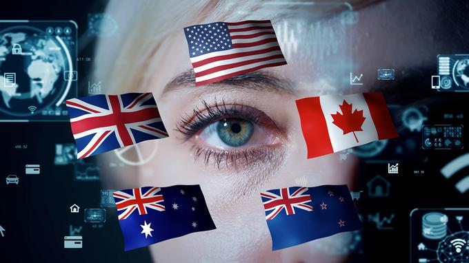 Zavezništvo Pet oči je združenje osrednjih obveščevalnih služb Avstralije, Nove Zelandije, Kanade, ZDA in Velike Britanije. | Foto: Shutterstock