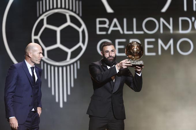 Lani je osvojil zlato žogo Karim Benzema, ki zdaj brani barve savdijskega kluba Al-Ittihad. | Foto: Reuters