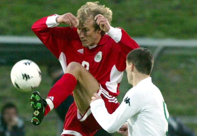 Nazadnje sta se Latvija in Slovenija pomerili leta 2004. V Celju je z 1:0 zmagala Latvija. | Foto: Reuters
