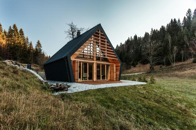 Arhitektki sta sledili že zapisanemu v prostoru, zato sta uporabili prodec ter tlakovanje iz naravnega kamna in lesa na terasi, ki se zliva v travnik.  | Foto: 