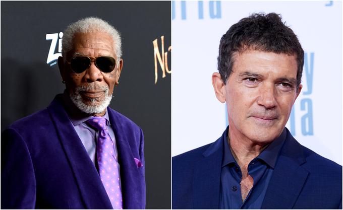 V Trst bosta prišla tudi Morgan Freeman in Antonio Banderas. | Foto: Getty Images