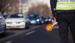 Opitega voznika na Hrvaškem prijeli dvakrat v istem dnevu