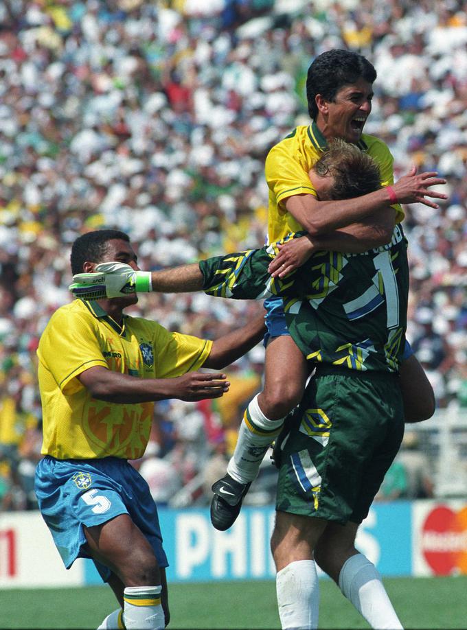 Veselje Bebeta, ko je Brazilija leta 1994 postala svetovni prvak. | Foto: Reuters