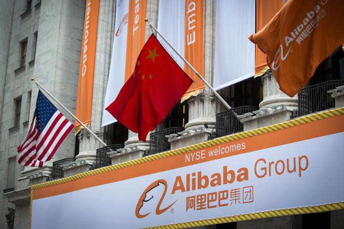 Med deseterico najbolj vrednih je kar osem ameriških podjetij, le na sedmem in osmem mestu sta kitajska tehnološka velikana Alibaba (na fotografiji) in Tencent.  | Foto: Reuters