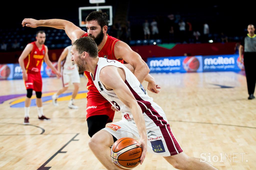 Latvija Črna gora Eurobasket osmina finala