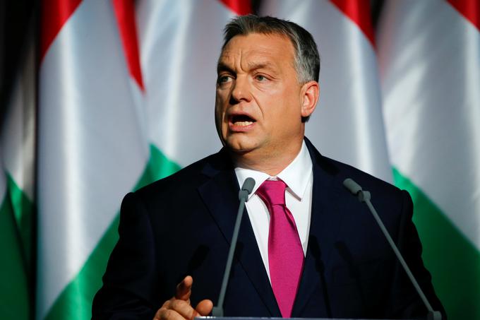 Madžarski premier Viktor Orban je v torek zavrnil očitke v poročilu o kršitvah evropskih vrednot na Madžarskem. | Foto: Reuters