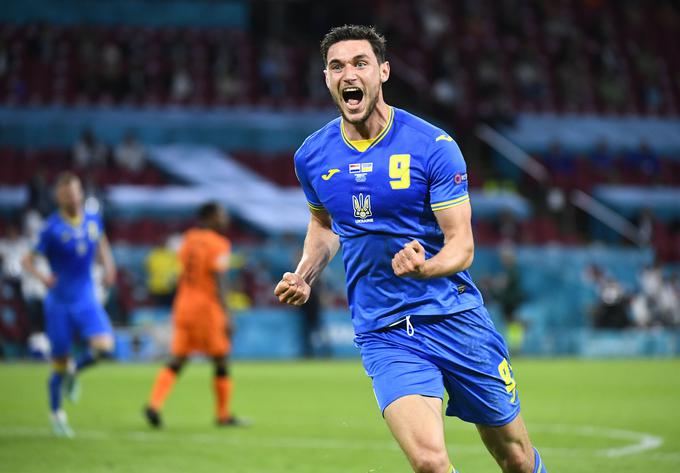 Ukrajina se je lani na Euru prebila med najboljših osem, v kvalifikacijah za SP 2022 pa je ostala neporažena, a je zaradi kar šestih remijev zaostala za Francijo. | Foto: Reuters