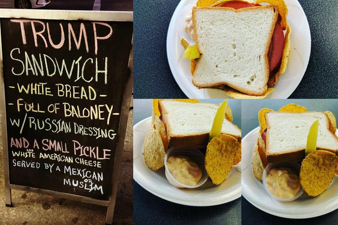 Trumpov sendvič | Foto Instagram
