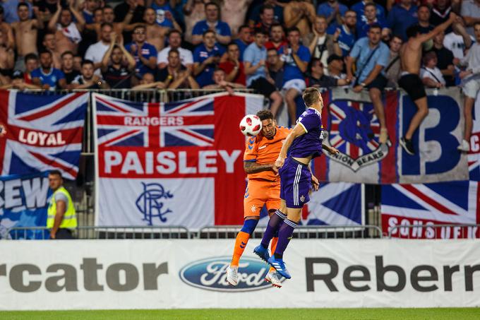 Maribor je lani v Evropi ostal praznih rok proti Rangersu. | Foto: Grega Valančič/Sportida