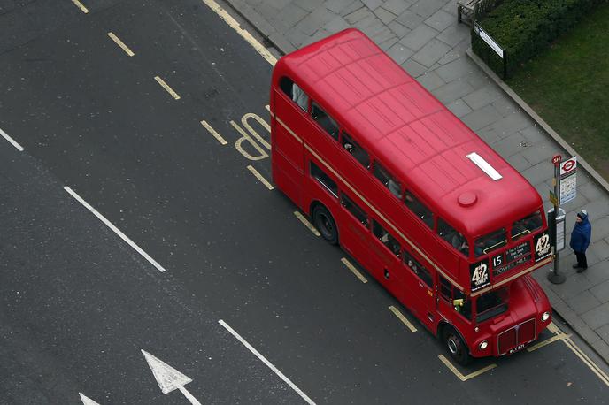 Routemaster, London, javni prevoz, avtobus | Zvok motorja legendarnega dvonadstropnega londonskega mestnega avtobusa Routemaster je zelo prepoznaven in zato primeren za predpisan opozorilni zvok za nove londonske električne mestne avtobuse. | Foto Reuters
