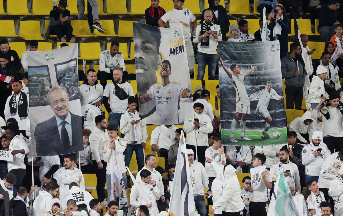 Real Atletico | V sredo so se v Riadu najbolj veselili arabski simpatizerji belih baletnikov. | Foto Reuters