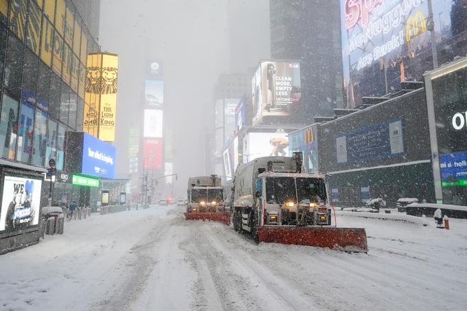 Snežni metež v New Yorku | Foto: Reuters