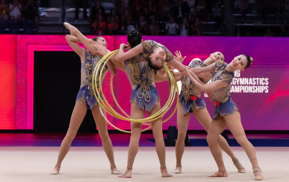 Kitajska ritmična gimnastika | Zlato so osvojile Kitajke. | Foto Guliverimage