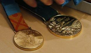 Za olimpijske medalje osem ton zlata, srebra in bakra