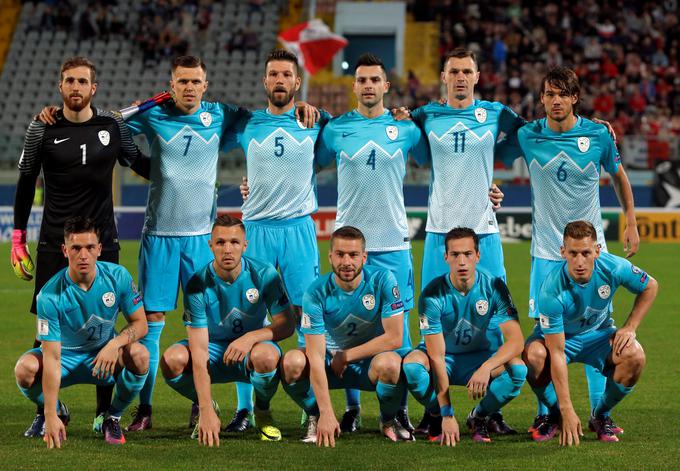 Slovenija je zadnjo zmago v kvalifikacijah za SP 2018 ustvarila prav proti Malti. | Foto: Reuters