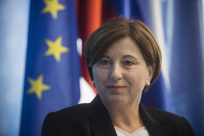 Nosilka liste NSi Ljudmila Novak poudarja, naj Romunija in Bolgarija vstopita v schengen, ko bosta izpolnjevali vse varnostne kriterije za varovanje zunanje meje EU. | Foto: Bor Slana