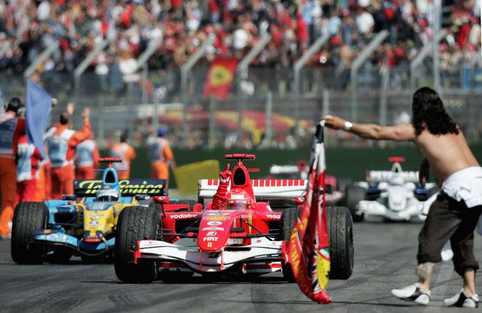 Na zadnji dirki formule 1 v Imoli je zmagal Michael Schumacher. | Foto: 