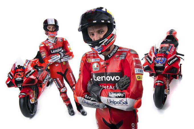Voznika moštva motoGP Ducati Lenovo Team, Jack Miller in Pecco Bagnaia | Foto: Lenovo