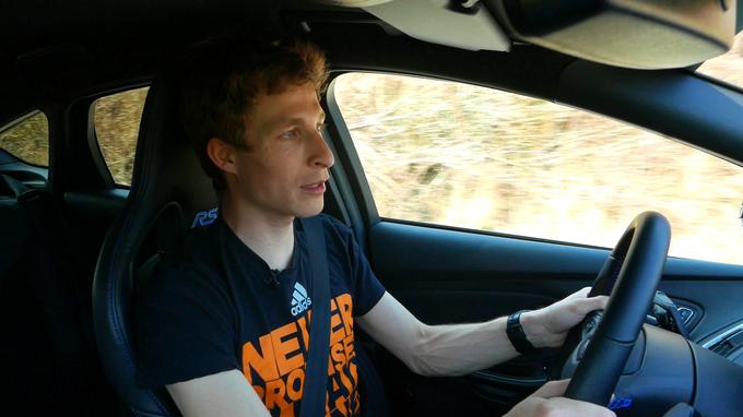 S smučarskim skakalcem Jurijem Tepešem smo se vozili s fordom focusom RS in spoznali njegov pogled na avtomobilski svet. | Foto: Gregor Pavšič