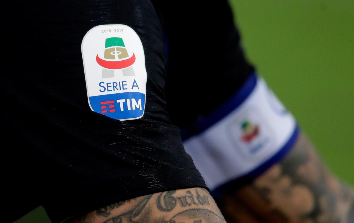 Serie A, logo | Se bodo v serio A vrnili gledalci? | Foto Getty Images