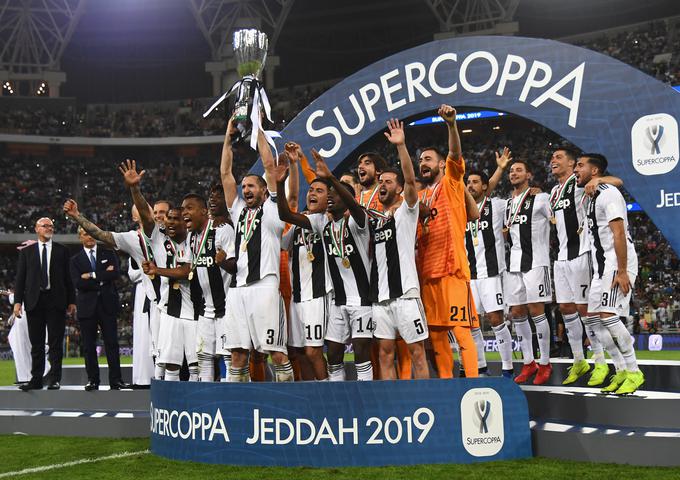 Juventus slavi osmo superpokalno lovoriko. | Foto: Getty Images