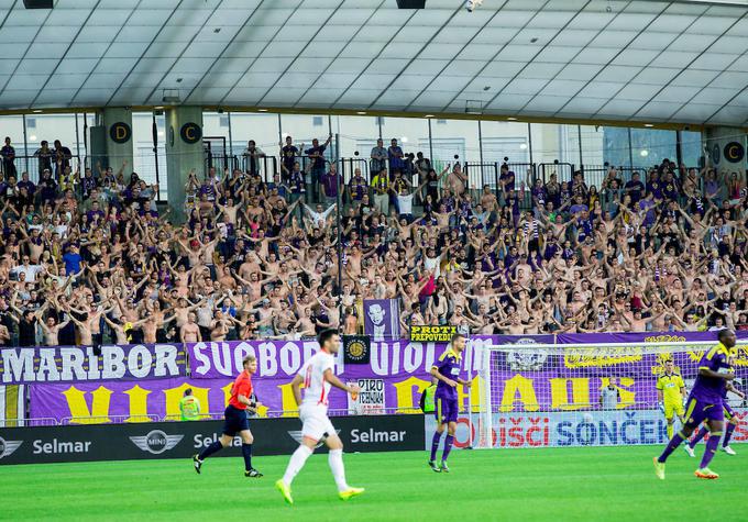 Mariborčani so bili v 2. krogu kvalifikacij za ligo prvakov v sezoni 2014/15 boljši od Zrinjskega z 0:0 in 2:0. | Foto: Vid Ponikvar
