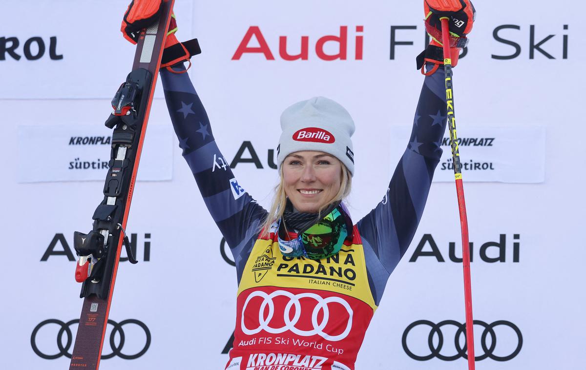 Mikaela Shiffrin | Mikaela Shiffrin je od absolutnega rekorda Ingermarja Stenmarka oddaljena le še dve zmagi. | Foto Reuters